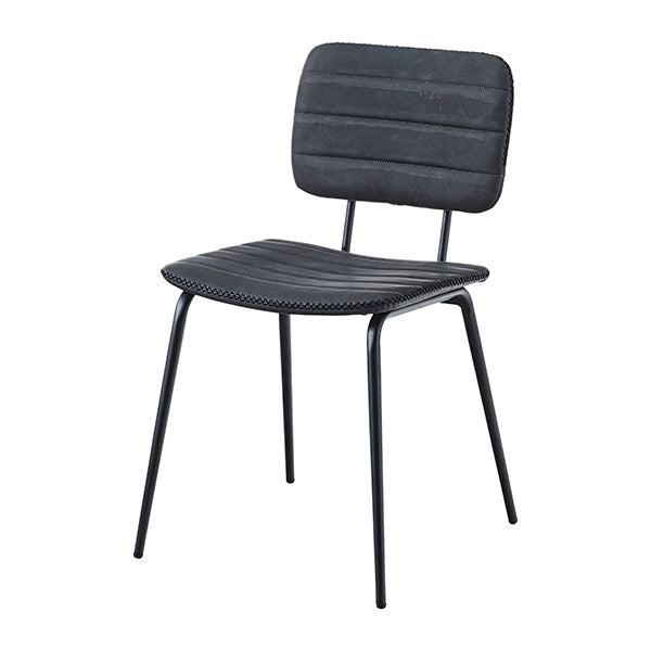 チェア座面高46cm椅子イスダイニングチェアソフトレザーヴィンテージ調