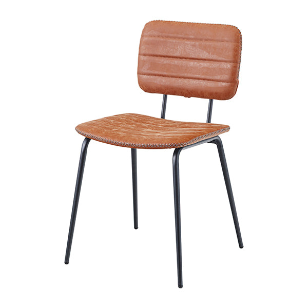 チェア座面高46cm椅子イスダイニングチェアソフトレザーヴィンテージ調