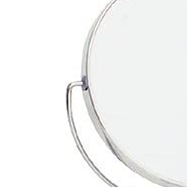 スタンドミラー高さ21.3cm5インチ卓上アルミニウムミラー両面ミラー拡大鏡鏡かがみ