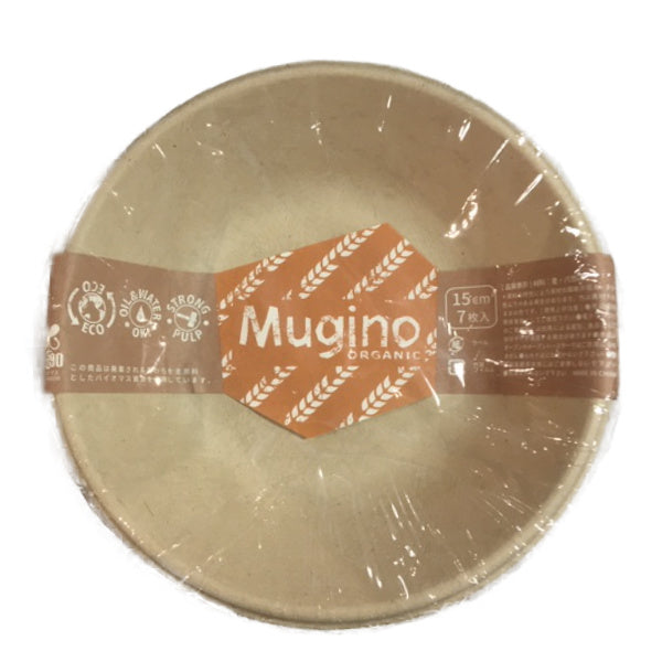 紙皿未晒しボウル15cm7枚入MMugino