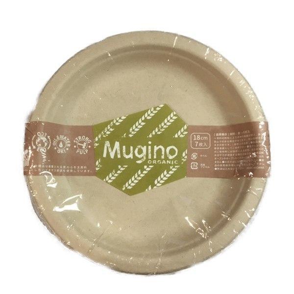 紙皿未晒しプレート18cm7枚入Mugino