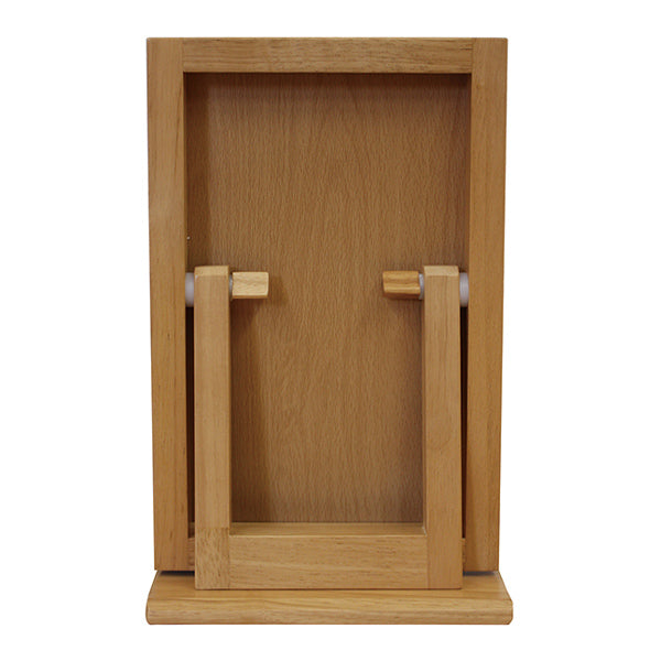 ミラー幅20cm卓上ミラー木製天然木角度調整鏡卓上鏡かがみ