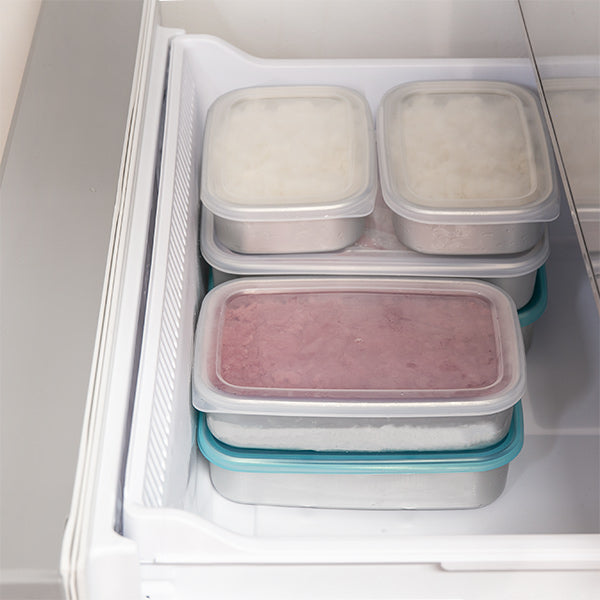 保存容器アルミ製急速冷凍840mlMサイズ