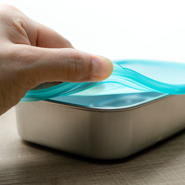 保存容器アルミ製急速冷凍840mlMサイズ