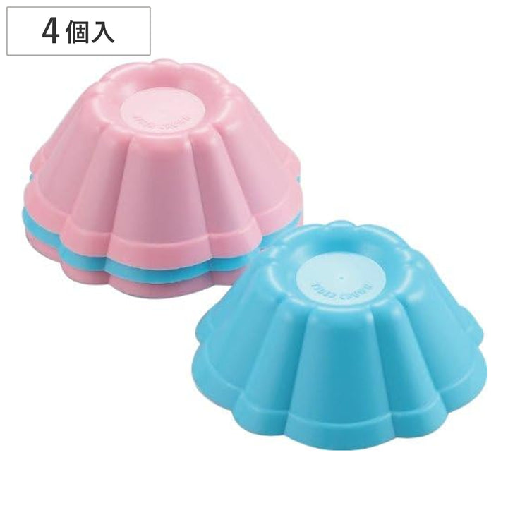 ゼリー型4個セットエースプラスチック製タイガークラウン日本製