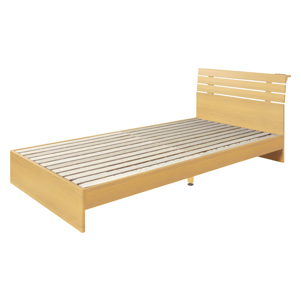 ベッドシングル木製すのこコンセント付きヘッドボードベッド下収納ベット