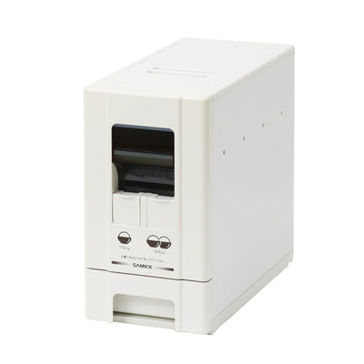 米びつ 1合計量 5kg用 無洗米対応 コンパクトライスディスペンサー 6kg