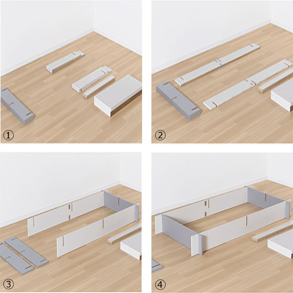 ベッドシングルシェルフ幅120cm収納フレーム棚付きラック組み立て簡単ベッドフレーム
