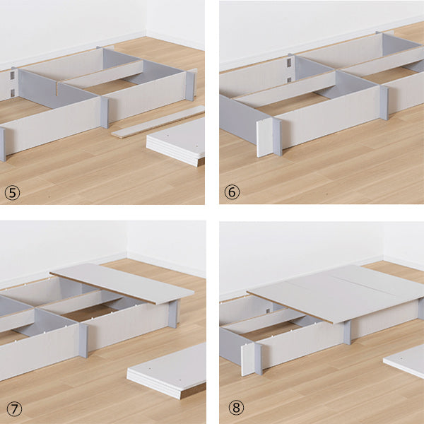 ベッドシングルシェルフ幅120cm収納フレーム棚付きラック組み立て簡単ベッドフレーム
