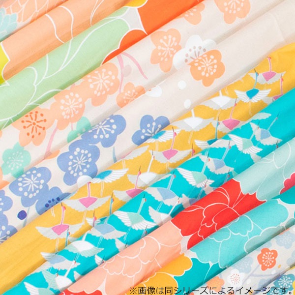 風呂敷お弁当50cmひめむすびAdelineKlam鶴オーガニックコットン