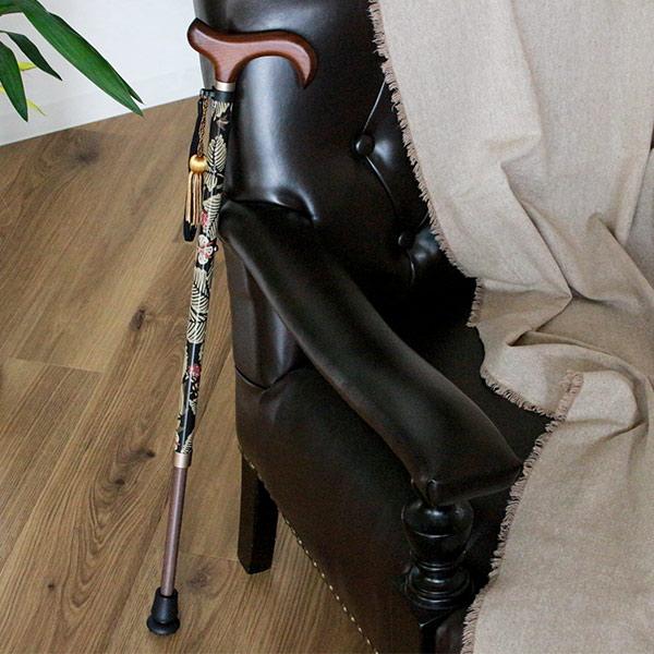 杖ウィリアムモリスブランブル伸縮軽量おしゃれ女性介護