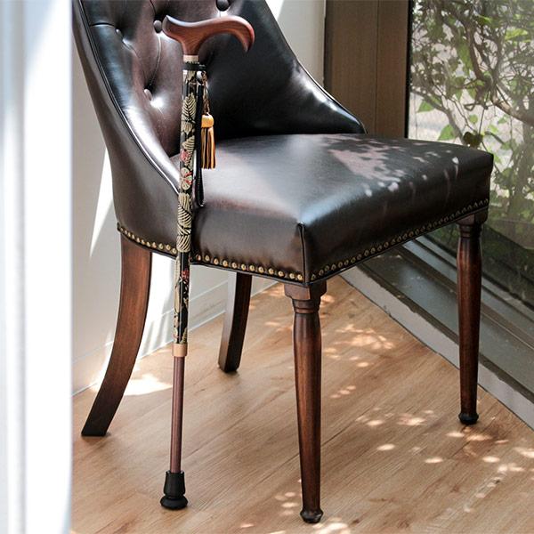 杖ウィリアムモリスブランブル伸縮軽量おしゃれ女性介護