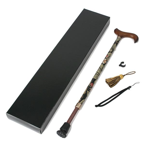 杖ウィリアムモリスブランブル伸縮軽量おしゃれ女性介護