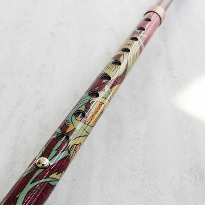 杖ウィリアムモリスハニーサックル＆チューリップ伸縮軽量おしゃれ女性介護