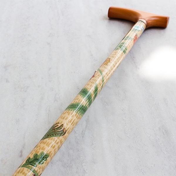 杖ウィリアムモリスデイジー伸縮軽量おしゃれ女性介護