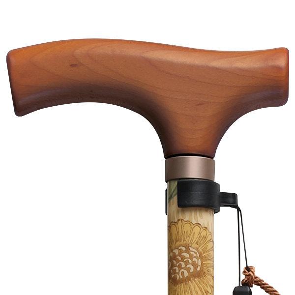 杖ウィリアムモリスデイジー伸縮軽量おしゃれ女性介護