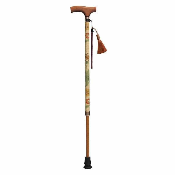 杖ウィリアムモリスデイジー伸縮軽量おしゃれ女性介護