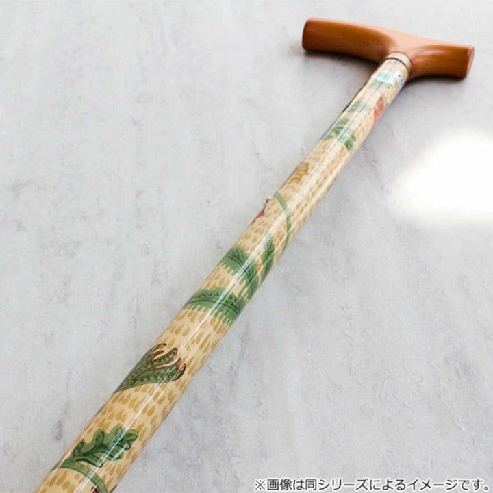 杖ウィリアムモリスジャスミン伸縮軽量おしゃれ女性介護