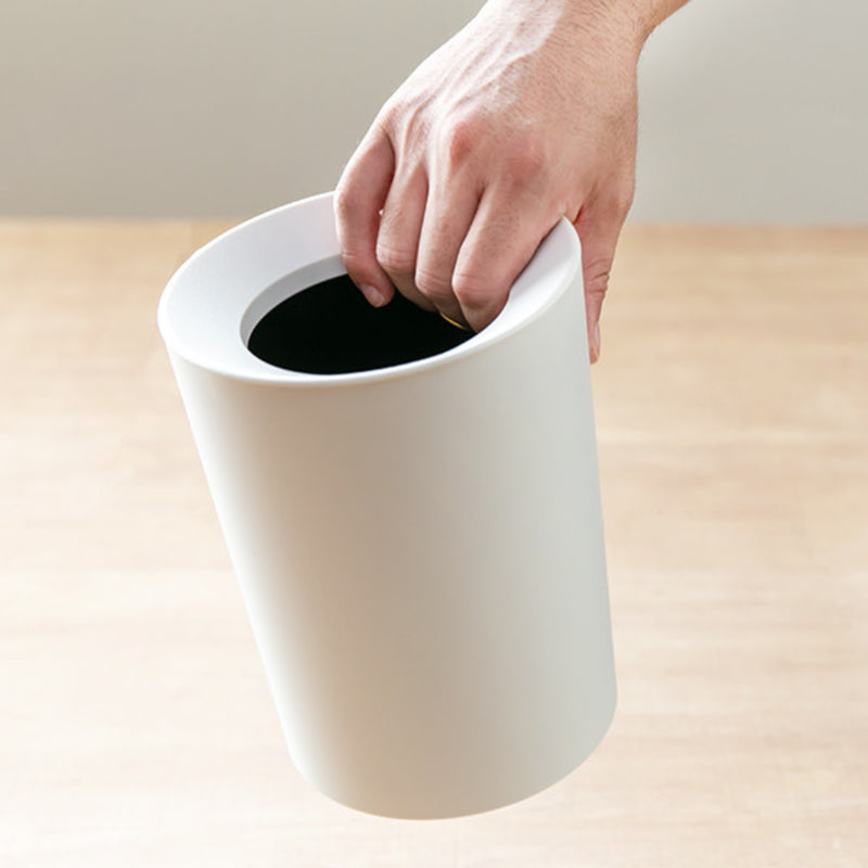 ゴミ箱2Ｌカバー付き袋が見えないごみ箱ダストボックス屑入れ丸型小さめ洗面台卓上