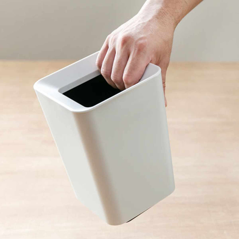 ゴミ箱2Ｌカバー付き袋が見えないごみ箱ダストボックス屑入れ角型小さめ洗面台卓上