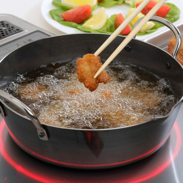 天ぷら鍋24cmIH対応鉄製厚底揚げ鍋日本製