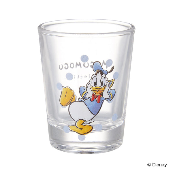 グラス50mlショットグラスドナルドダックMOGUMOGUガラス日本製キャラクター