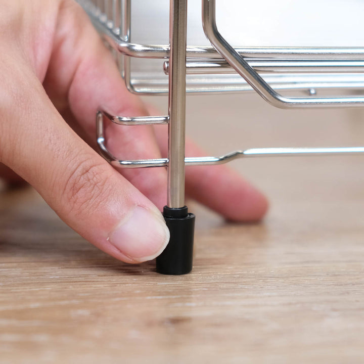 水切りラック2段ステンレス製まな板受け付きアットアクア