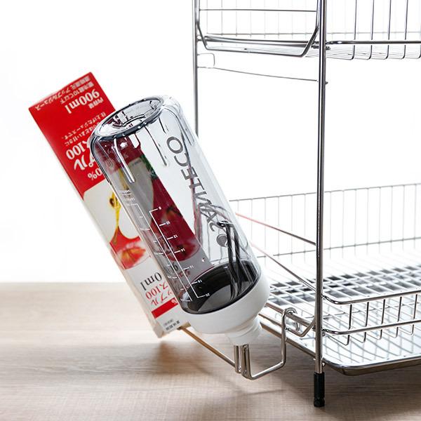 水切りラック2段ステンレス製まな板受け付きアットアクア