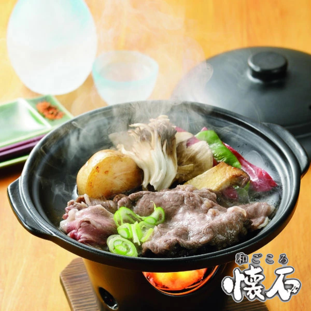 【Banana様ご希望】陶板2枚セットと伊勢（水）コンロ 折りたたみ式2バーナーカセットコンロ「HTT-K6」がクラウドファン