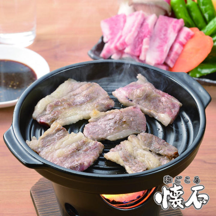 焼肉プレート丸型陶器製和ごころ懐石焼肉グリル