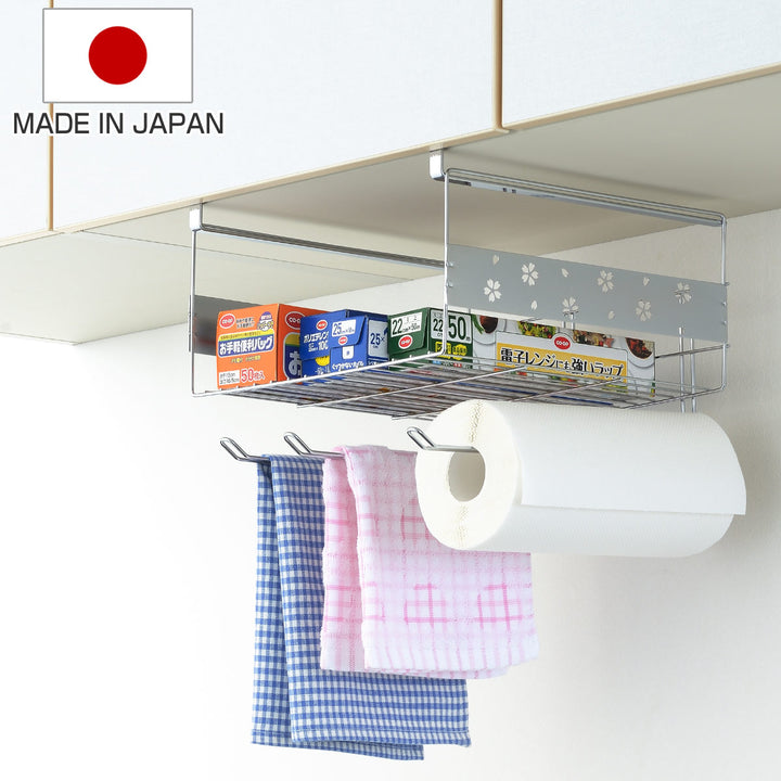 吊戸棚収納戸棚下収納吊り戸棚下ラック桜