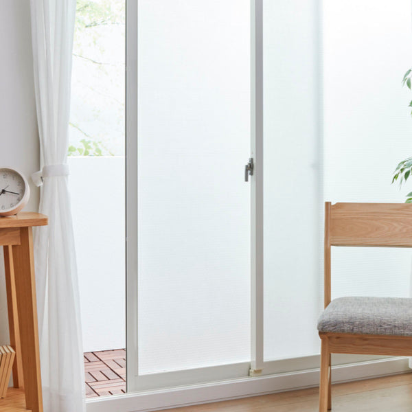 断熱シートすりガラス対応格子柄90×180cmバイオマドピタシート結露対策防カビ抗菌