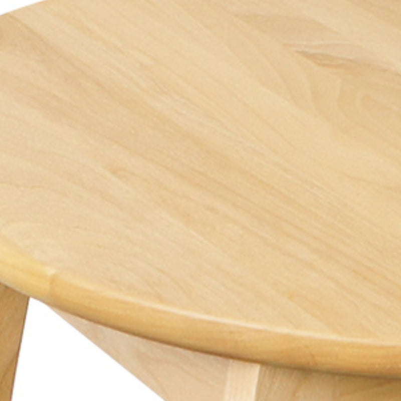 サイドテーブル高さ53cm木製半円型