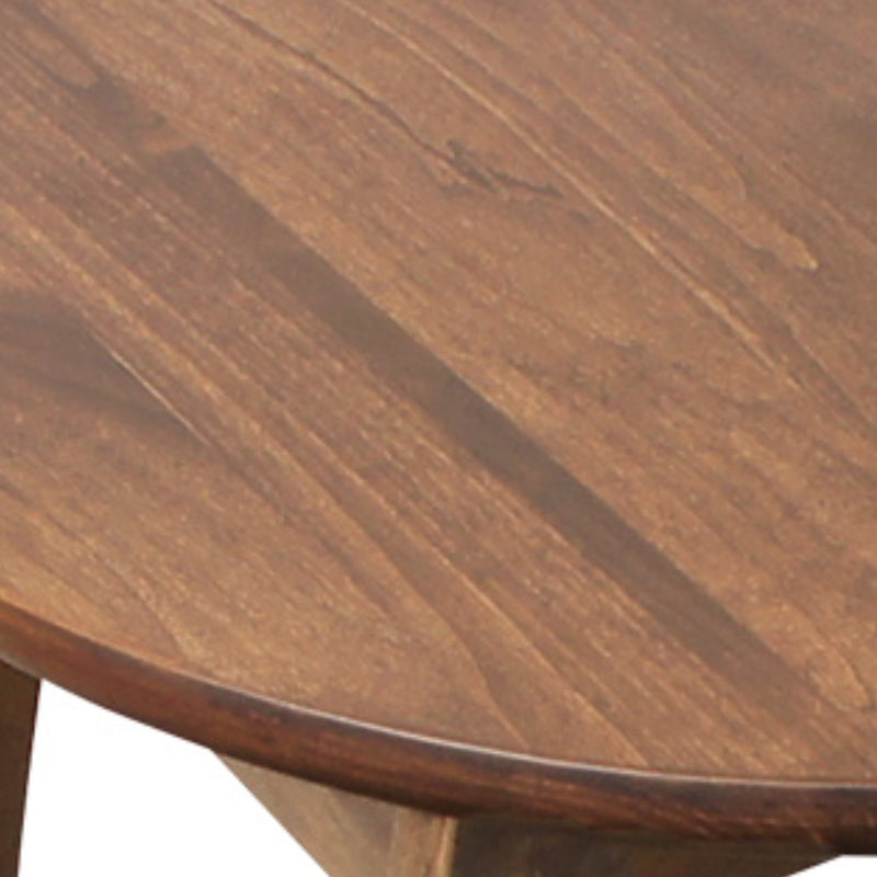 サイドテーブル高さ53cm木製半円型