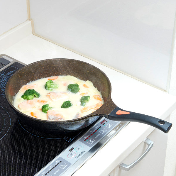 フライパン28cm深型IH対応ゴールドマーブル