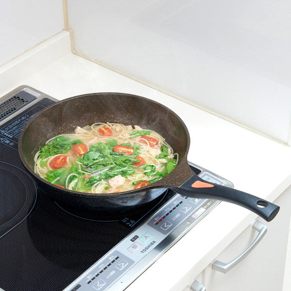 フライパン28cm深型IH対応ゴールドマーブル