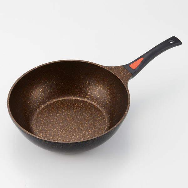 フライパン28cm深型IH対応ゴールドマーブル