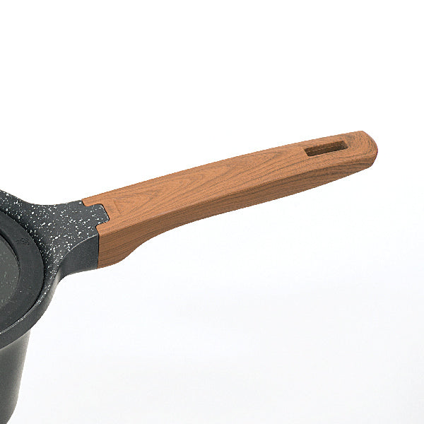 片手鍋18cmIH対応ガラス蓋付きララミーワンダーシェフ