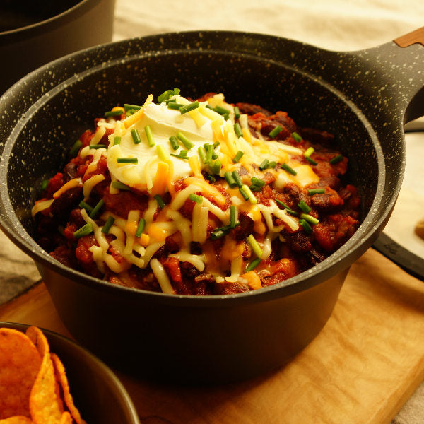 片手鍋18cmIH対応ガラス蓋付きララミーワンダーシェフ