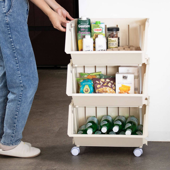 キャスター積み重ねバスケット専用キャスター