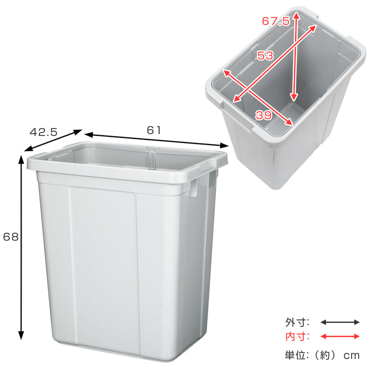 ゴミ箱本体のみ128Lエコペール