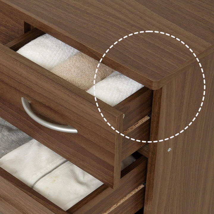 ローチェスト幅89.5cm2列2段北欧風ブルーム