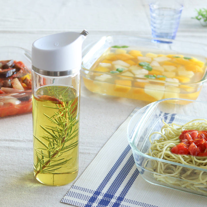 OXOオイルボトル355mlオイル&ビネガーディスペンサー調味料入れ