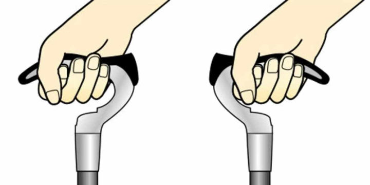 杖グランデルステッキ伸縮男性身長～185cm介護