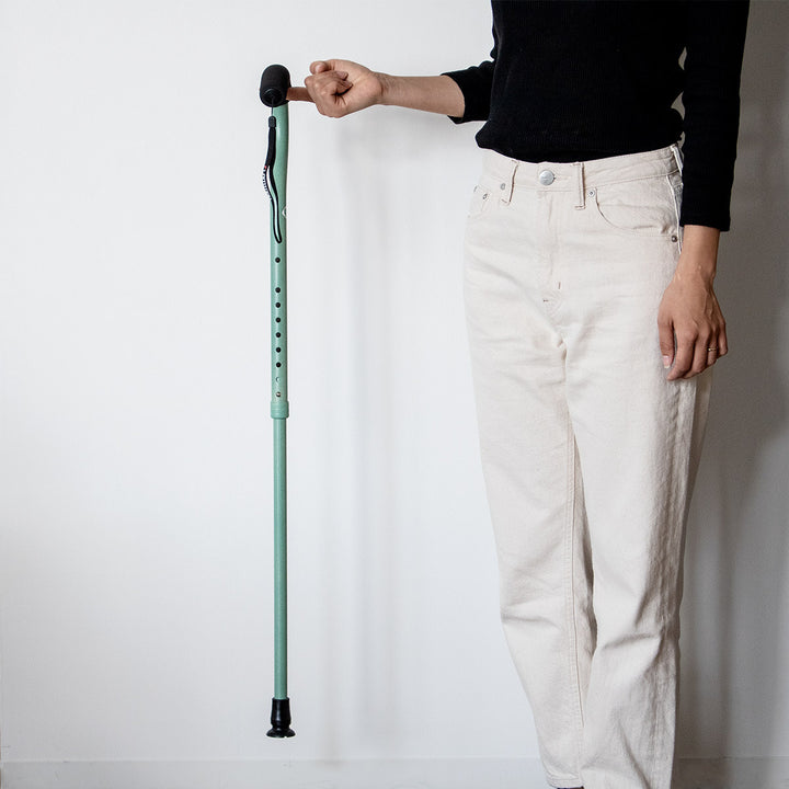 杖フラミンゴNステッキ軽量伸縮女性おしゃれ介護