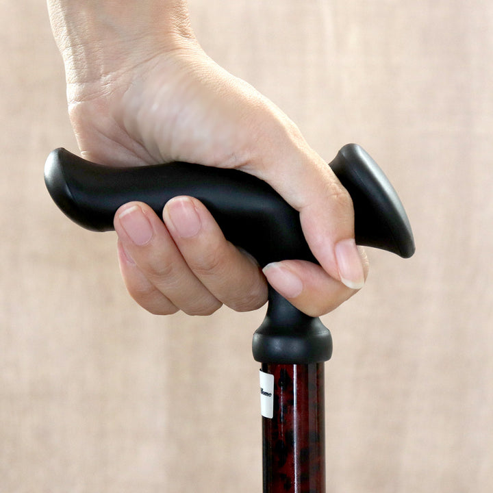 杖かるがもステッキ4点伸縮男性身長～182cm介護自立式