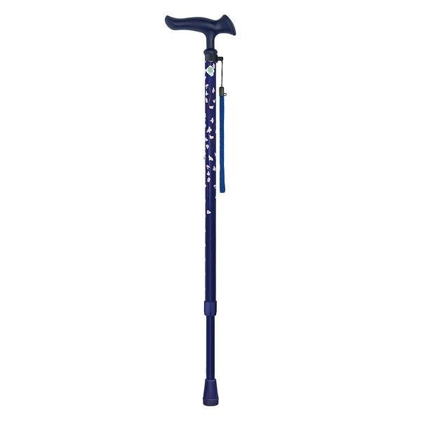 杖かるがもファム2ステッキ伸縮軽量女性介護おしゃれ