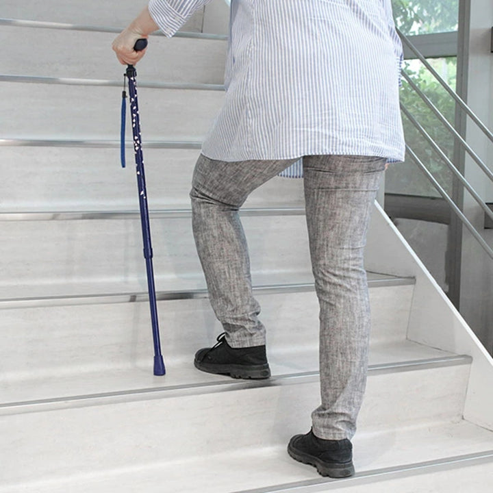 杖かるがもファム2ステッキ伸縮軽量女性介護おしゃれ