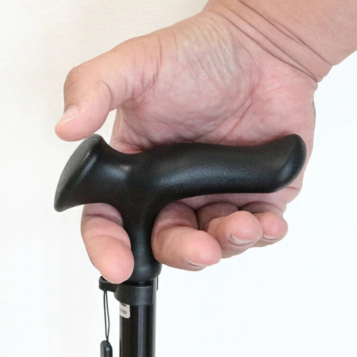 杖かるがもE身長～185cm滑りにくいDX先ゴムステッキ伸縮軽量女性男性介護