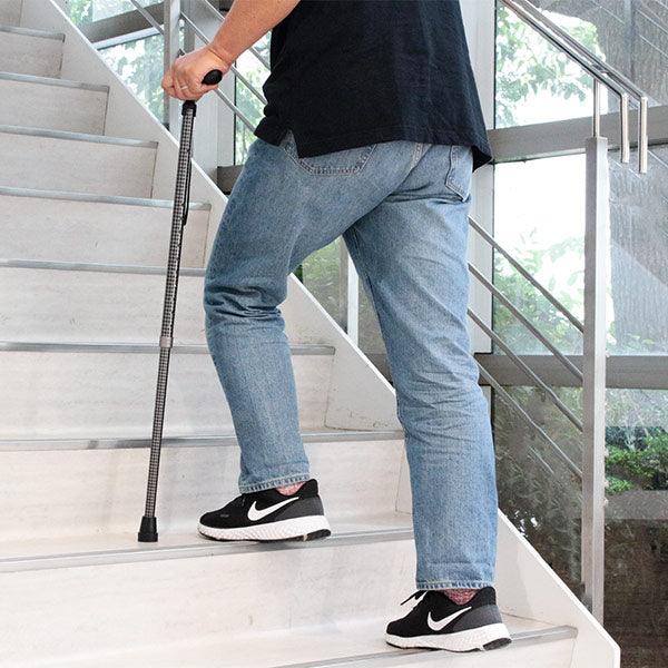 杖かるがもオム身長～185cmステッキ伸縮男性介護